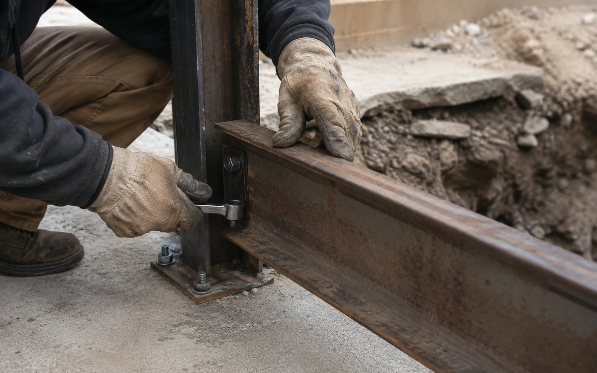 Steel beam installation contractor